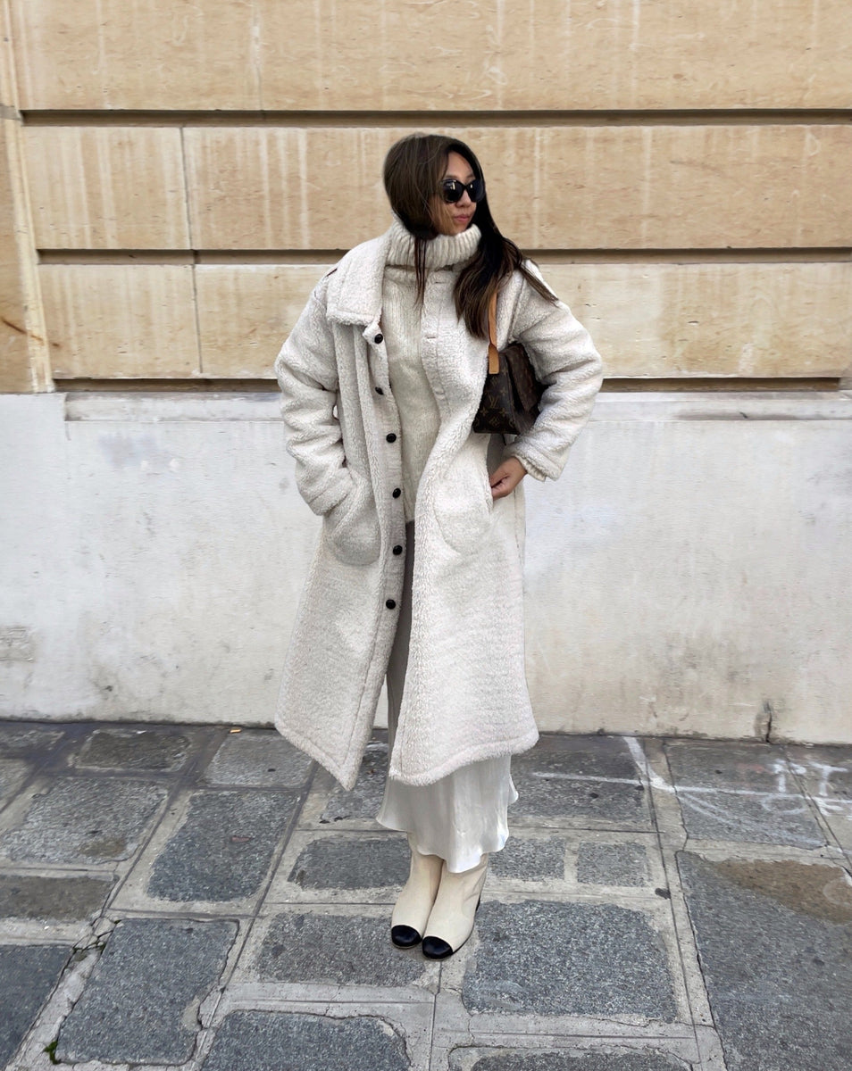 Reversible Shearling Faux Suede Coat – OOTD NEW YORK 10