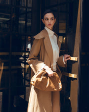 Twill Cape Collar Trench Coat