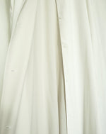 Maxi Vest Dress with Scarf in Off White