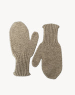 Cashmere Mittens in Brown